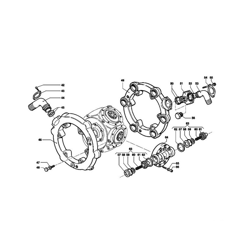 GŁOWICA TŁ.POMPY BP-265 3218012000