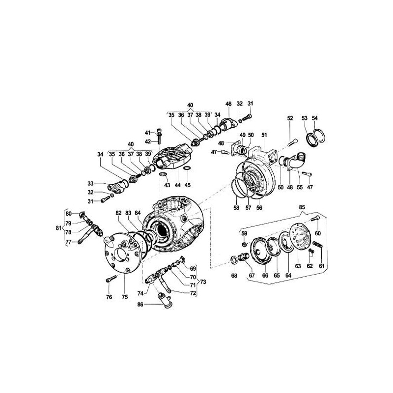 GŁOWICA TŁ. POMPY APS 121 3218009900  00027-00098
