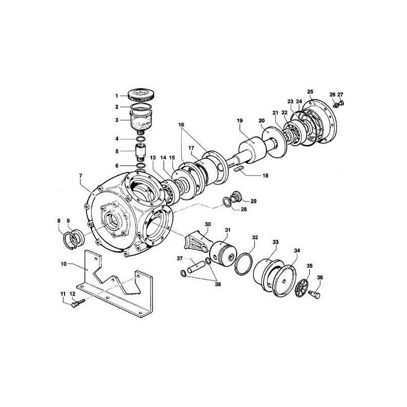 TŁOK POMPY BP 265-305 2409007800 Ý80