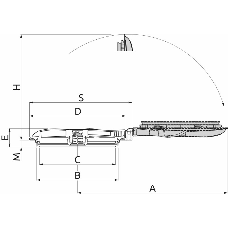 POKRYWA WLEWOWA 356260 D.455