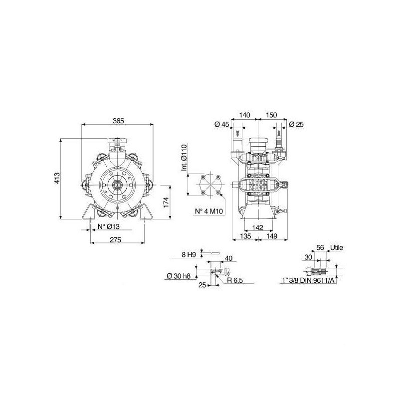 POMPA BP 235 K DESM. 6105002400  30025-00005