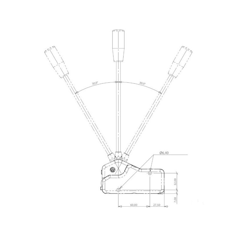 DŹWIGNIA STER.LINKI 3047 825DB055