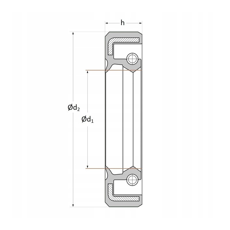 PIERŚCIEŃ A  25* 35* 7 DW