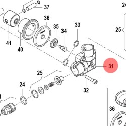 GŁOWICA TŁ. SX POMPY MC 20 3218001600