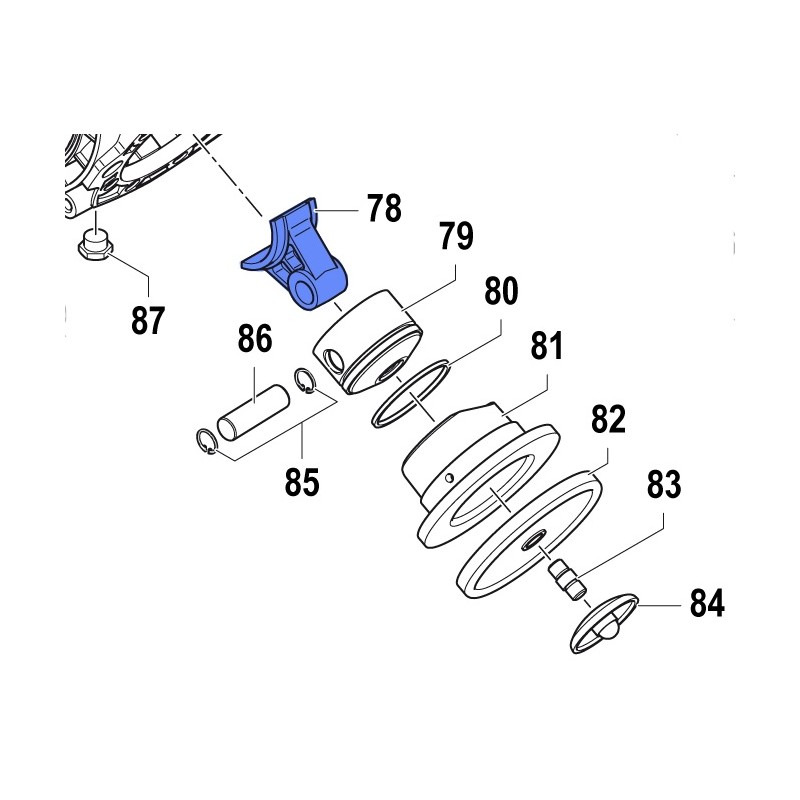 KORBOWÓD POMPY APS-121
 0205006100
 3SZT/KPL