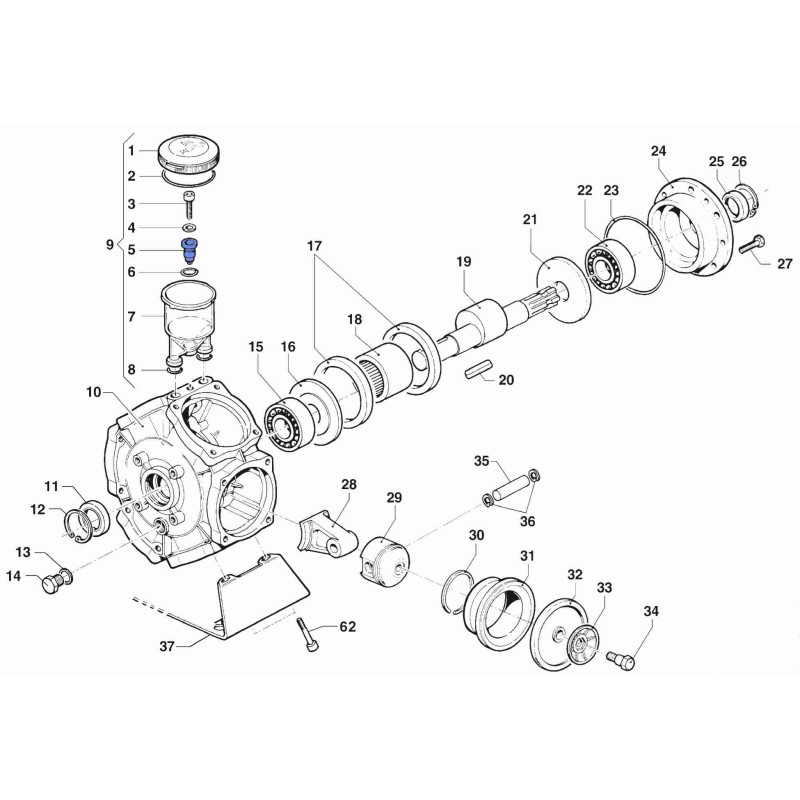 TULEJA ZBIORNIKA OLEJU BP 235 0601024800