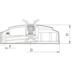 POKRYWA WLEWOWA D.152 3542010