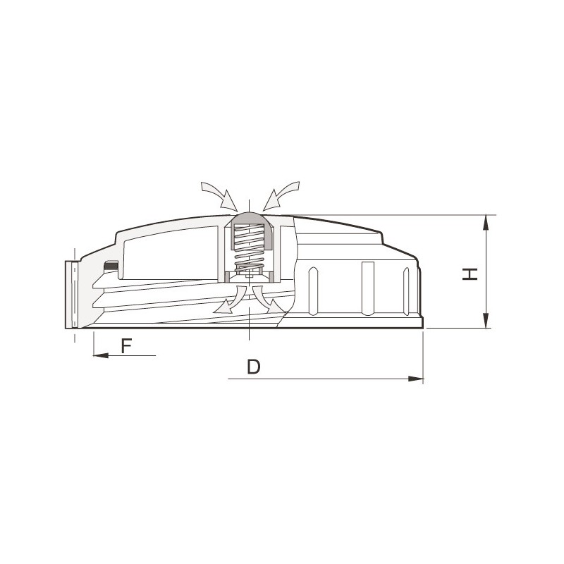 POKRYWA WLEWOWA D.152 3542010