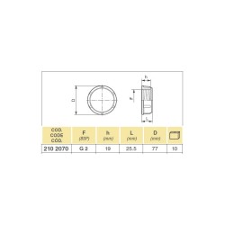 NAKRĘTKA 2102070 2" 8044401