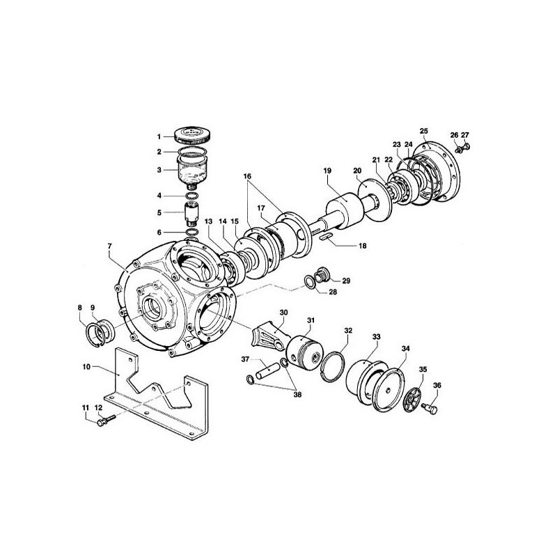 PODSTAWA POMPY BP 265-305 2400005000