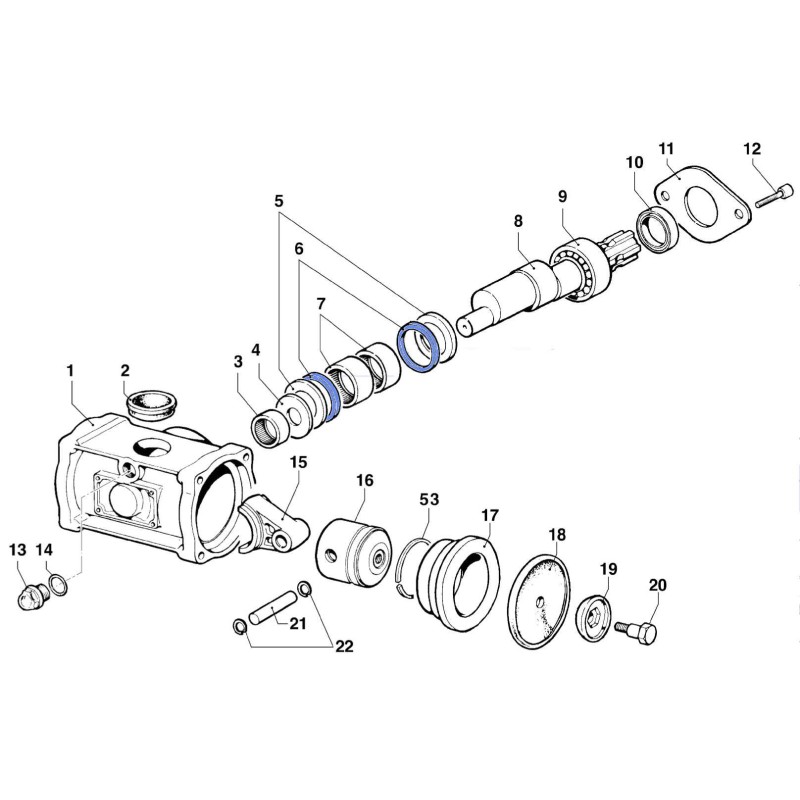 PIERŚCIEŃ KORBOWODU 
 BP 60 
 0010001300