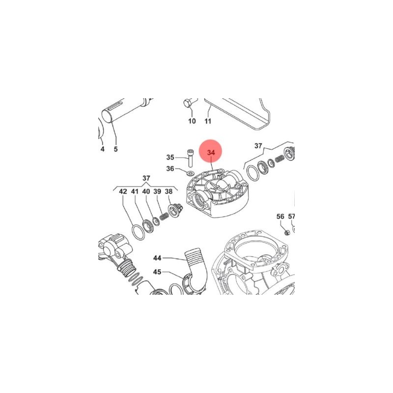 GŁOWICA TŁ.POMPY BP-75  3218036000