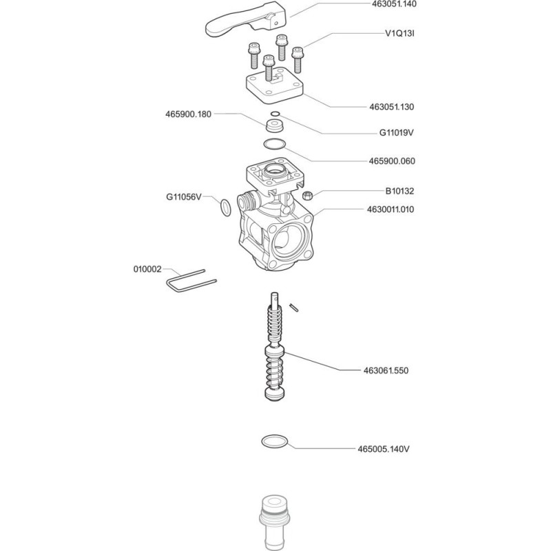 SEKCJA ZAWORU 463061 -STAŁOCIŚN.