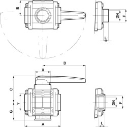 ZAWÓR KUL. 453026A77 2"F 3-DR.