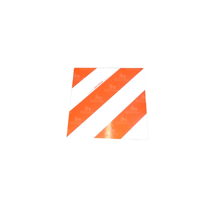 TABLICA OSTRZEGAWCZA DWUSTRONNA 423*423 3MM.