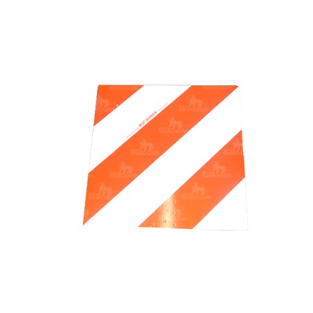 TABLICA OSTRZEGAWCZA DWUSTRONNA 423*423 3MM.