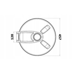 POKRYWA WLEWOWA 8170015 D.455 GEO LINE