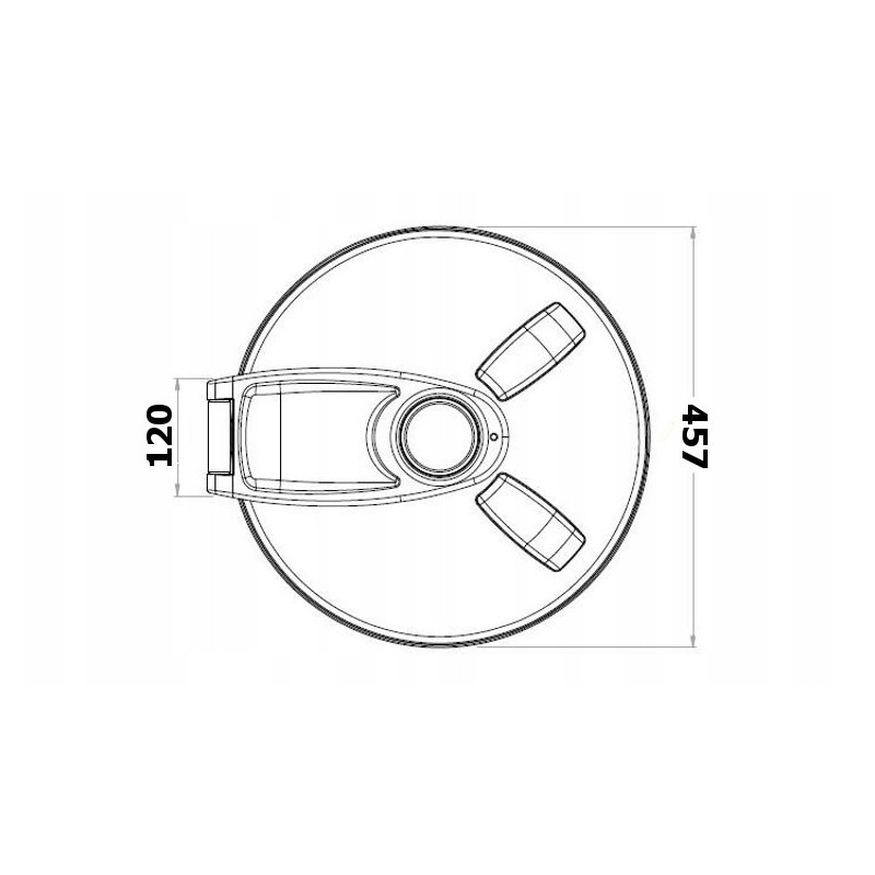 POKRYWA WLEWOWA 8170015 D.455 GEO LINE