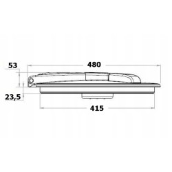 POKRYWA WLEWOWA 8170015 D.455 GEO LINE