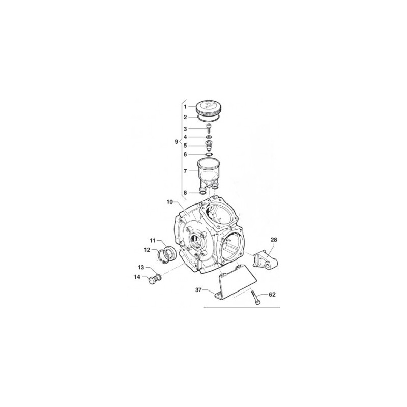 POKRYWA ZB.OLEJU BP 235 0402014300A  00039-00150
