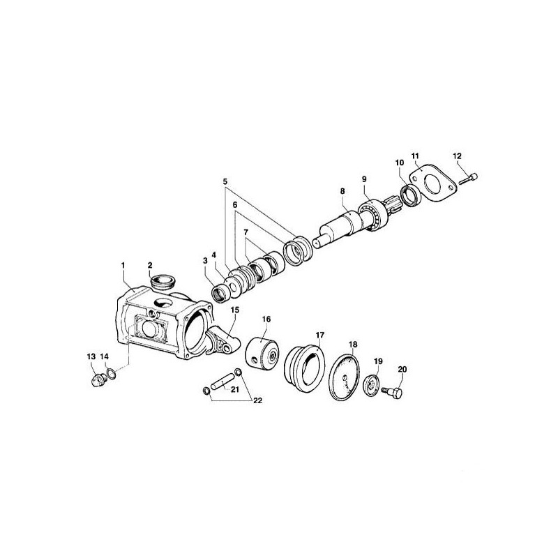 ŚRUBA MOC. MEMBRANĘ BP 235 3605000500 M12*1,5  00050-00011