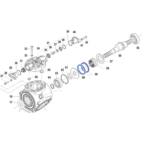 PIERŚCIEŃ KORBOWODU 
 APS 121
 0010002300