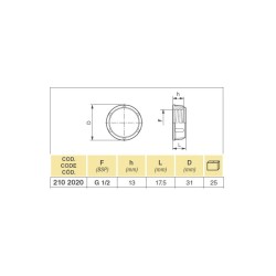 NAKRĘTKA 2102020 1/2"  8044151