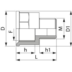 REDUKCJA 2452002 F-M 1/2"-1/4"
