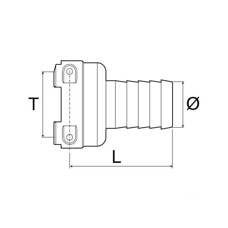 KRÓCIEC 1090313  D.13 T3F  KOLEKTORA KALIBR.