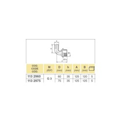 KOLANKO 1132975 3" D.75 ZGZ
