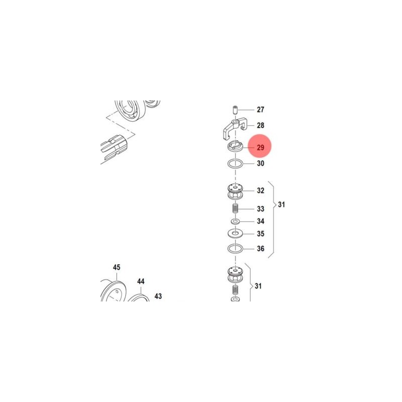 ZAŚLEPKA GNIAZDA ZAW. MP-30 3202008100