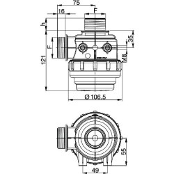 FILTR SSĄCY 3102053 1 1/4" DO OPR.TACZK.