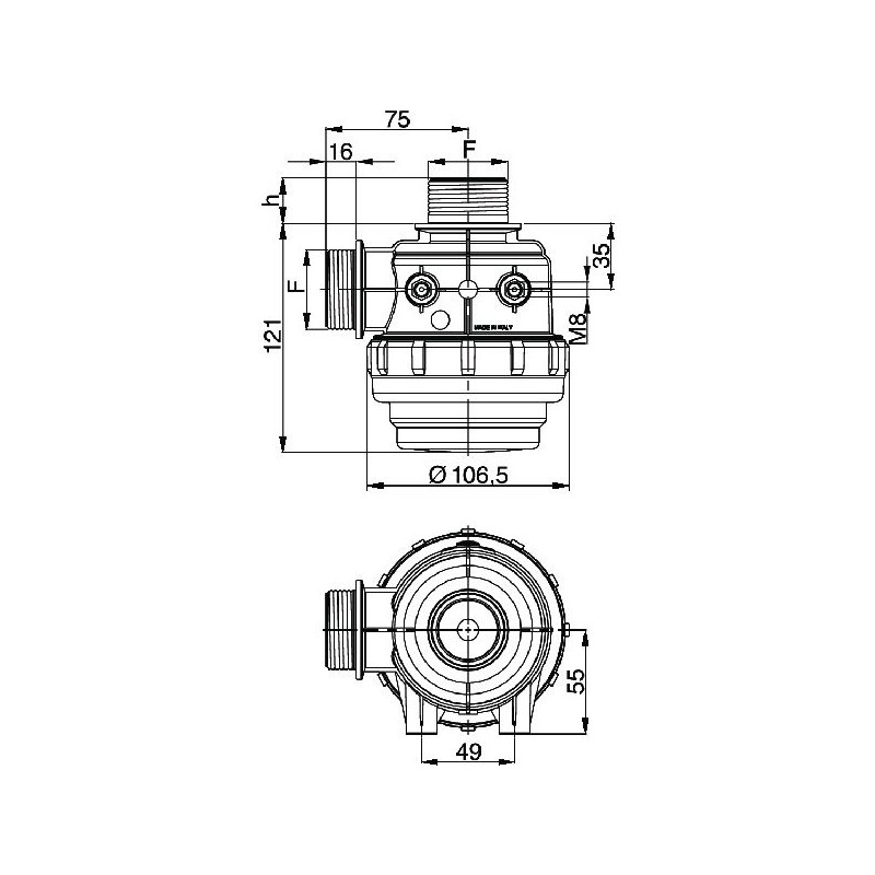 FILTR SSĄCY 3102053 1 1/4" DO OPR.TACZK.