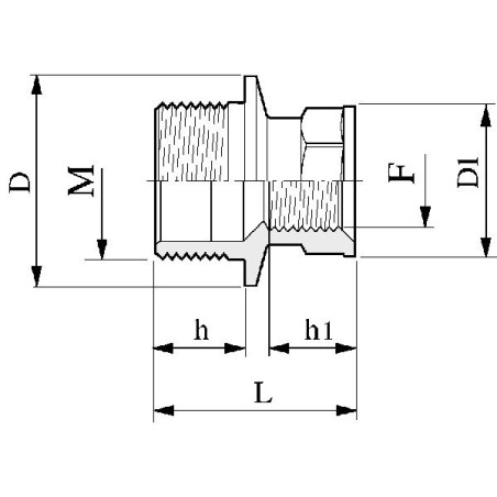 REDUKCJA 245010   M-F 3/8"-1/4"