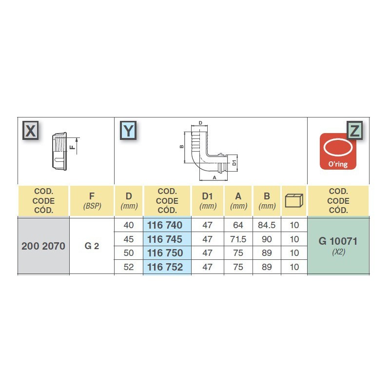 KOLANKO 116752 2" D.52