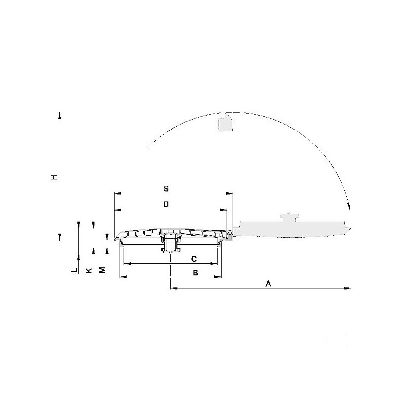 POKRYWA WLEWOWA 356040 D.360