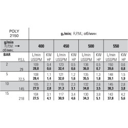 POMPA POLY 2150 VD 626119973 626126973