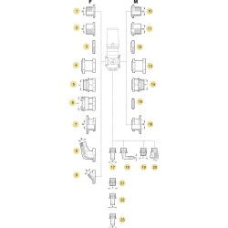 ADAPTER MOS.463000H.040 1"M