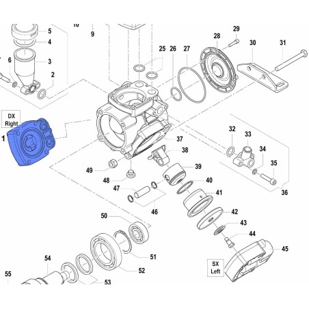GŁOWICA TŁOCZĄCA POMPY 3218030800C