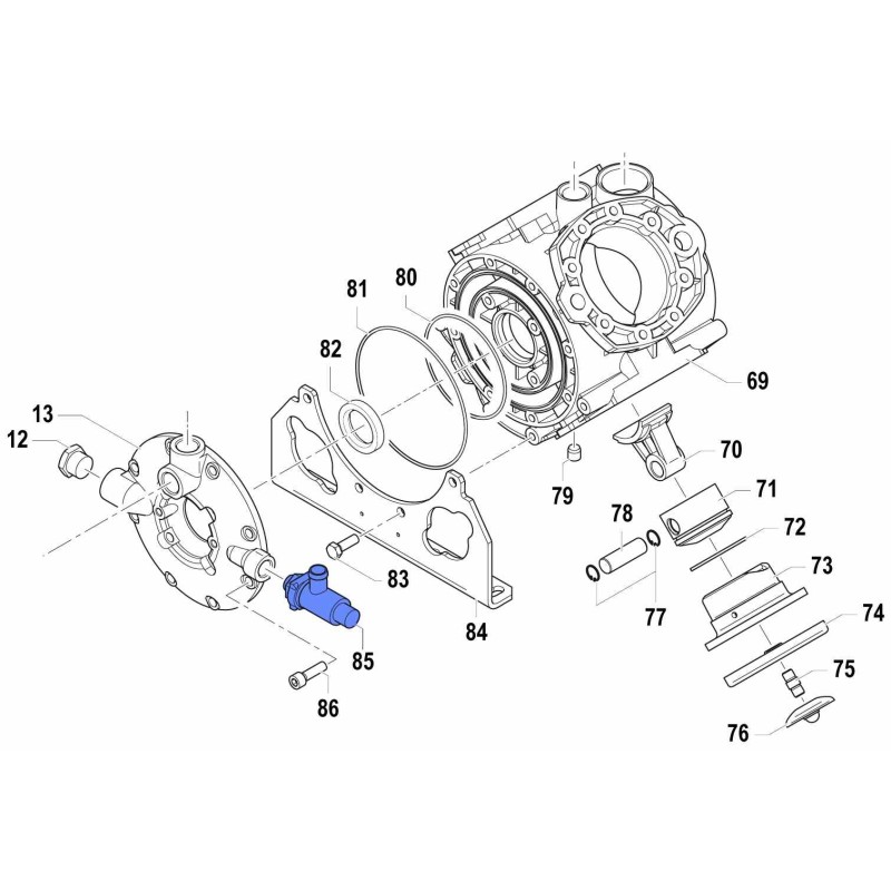 BEZPIECZNIK CIŚN.
 50 BAR  APS121
 1219004100