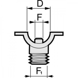 ZŁĄCZKA DO ZASILANIA RURKI 1/2" F14 40064B