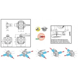 ZAWÓR KUL. 453045A55 1 1/4"F 4-DR