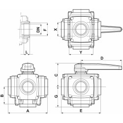 ZAWÓR KUL. 453045A66 1 1/2"F 4-DR