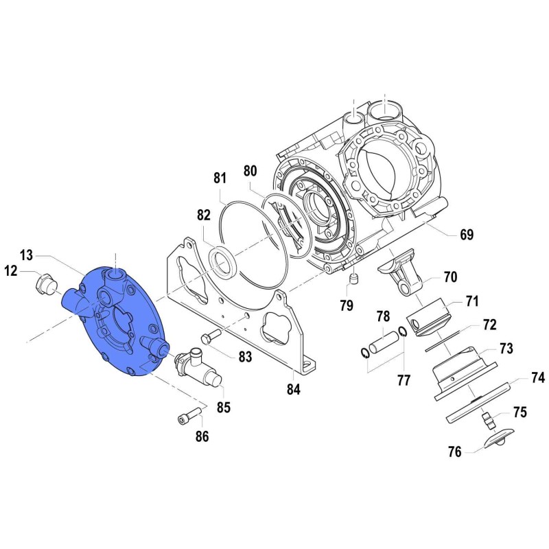 GŁOWICA POMPY APS 145 1009016700