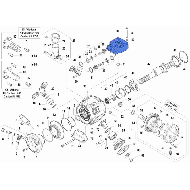GŁOWICA TŁ.SX APS 51-96  3218010300  00027-01214

