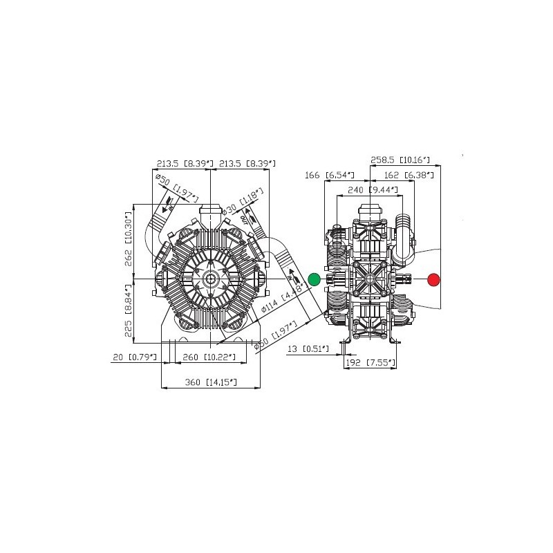 POMPA POLY 2300 VD 14605397A WER.KRUKOWIAK