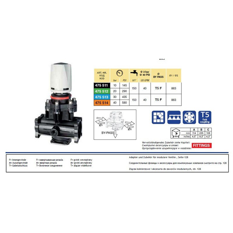 ZAWÓR REGUL.T5F 20BAR 475512