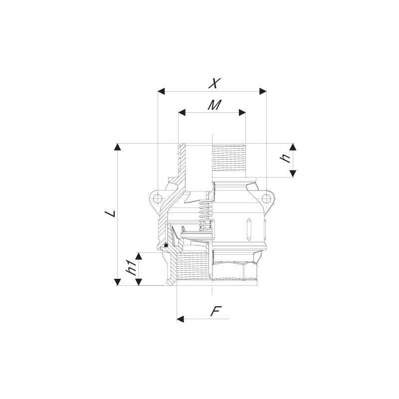 ZAWÓR PRZECIW. ARAG 2"F-2"M 5042007