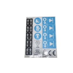 NALEPKA INFORMACYJNA KOPACZKA BIAŁA NIEMIECKIE