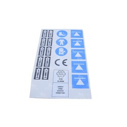 NALEPKI INFORMACYJNE BIAŁA NIEMIECKIE